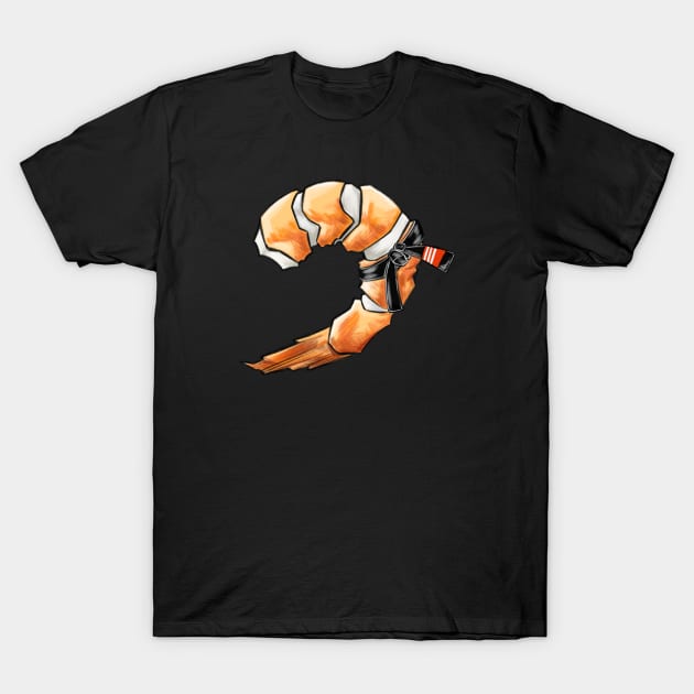 Shrimpin’ Ain’t Easy T-Shirt by cmurdurr